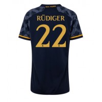 Billiga Real Madrid Antonio Rudiger #22 Borta fotbollskläder Dam 2023-24 Kortärmad